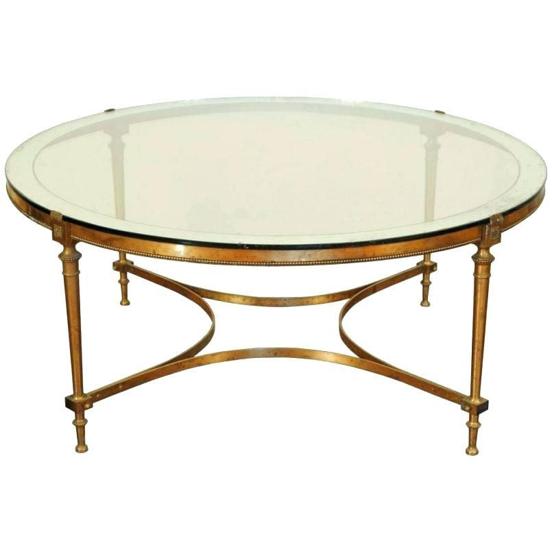 Well Known Elke Glass Console Tables With Brass Base Inside Glass Top Coffee Table Brass Base Modern – Freehostnet (Photo 18 of 25)