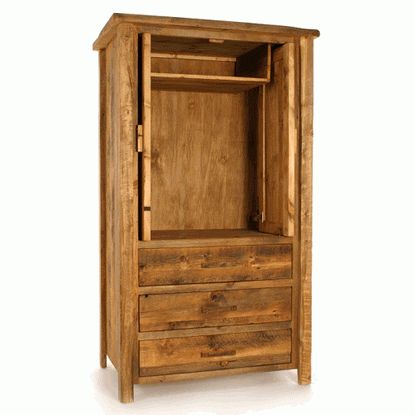 Well Known Wood Tv Armoire Intended For Colorado Reclaimed Wood Tv Armoire (Photo 15 of 25)