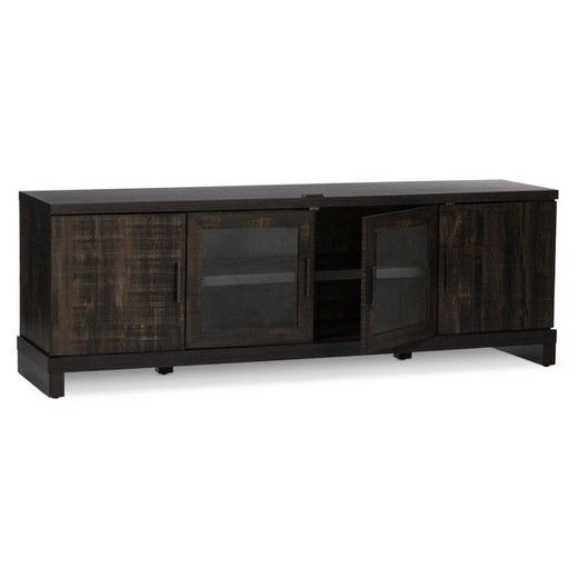 Featured Photo of 25 Photos Casey Grey 66 Inch Tv Stands