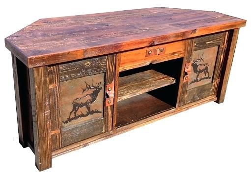 Widely Used Rustic Corner Tv Stands Within Rustic Looking Tv Stands And Weavers Rustic Distressed Curio Cabinet (Photo 7356 of 7825)