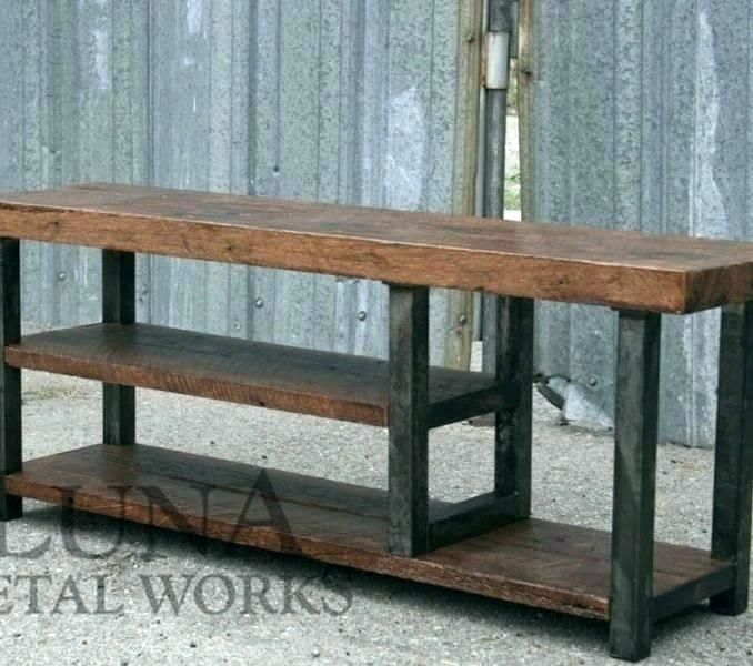 Wood And Metal Tv Stands Industrial Vintage Furniture Industrial Throughout Popular Reclaimed Wood And Metal Tv Stands (Photo 7406 of 7825)