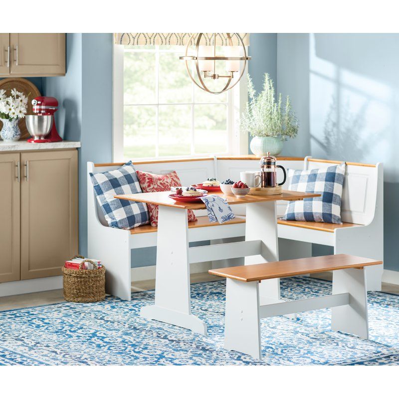 3 Piece Breakfast Nook Elegant Target Marketing Systems Dining Set With Regard To 3 Piece Breakfast Dining Sets (View 22 of 25)