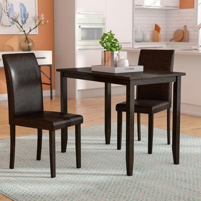 Baillie 3 Piece Dining Set In Baillie 3 Piece Dining Sets (View 1 of 25)