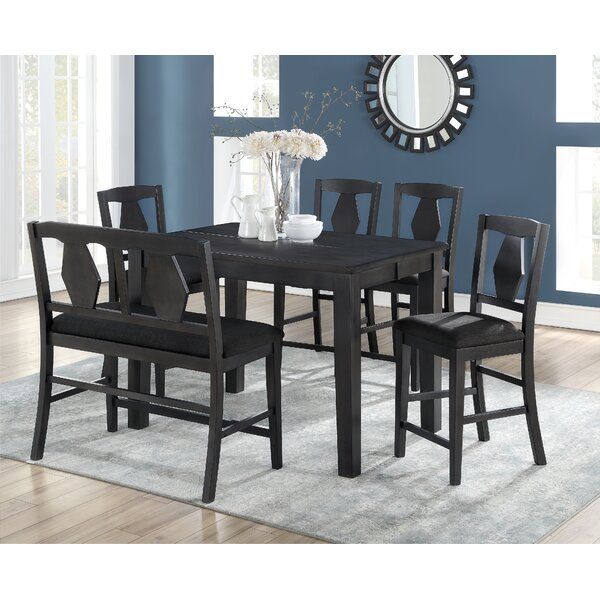 Best #1 Elena 7 Piece Dining Setophelia & Co. Spacial Price Intended For Tejeda 5 Piece Dining Sets (Photo 21 of 25)