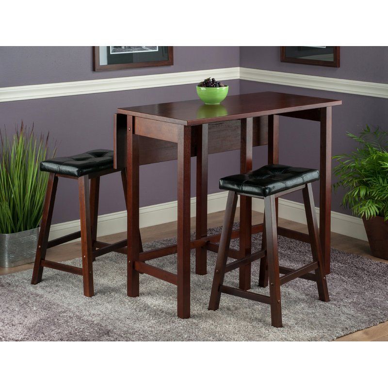 Bettencourt 3 Piece Counter Height Dining Set Pertaining To Bettencourt 3 Piece Counter Height Dining Sets (View 1 of 25)