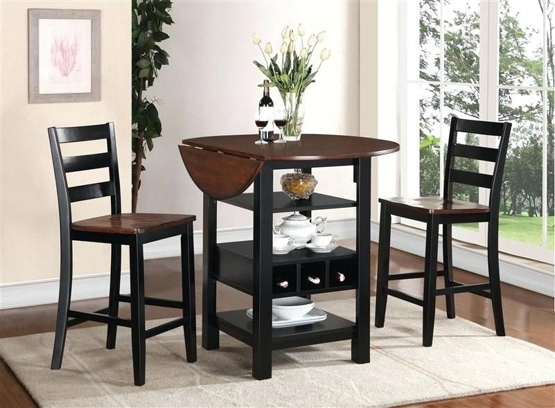 Counter Height Dining Table With Leaf – Mahalinails Within Winsome 3 Piece Counter Height Dining Sets (Photo 7733 of 7825)