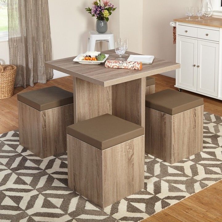 Dining Tables For Small Spaces – Small Spaces – Lonny Pertaining To Lightle 5 Piece Breakfast Nook Dining Sets (View 18 of 25)