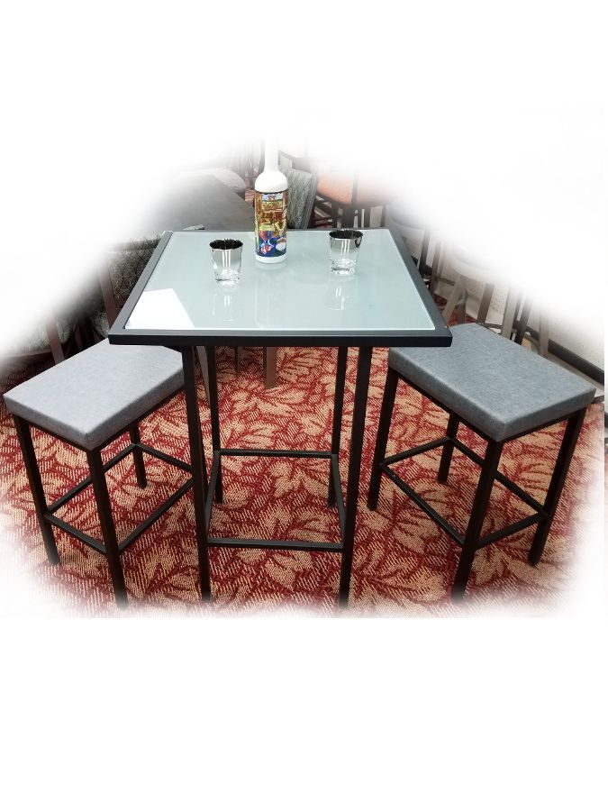 Floor Models – Viking Casual Furniture Regarding Adan 5 Piece Solid Wood Dining Sets (Set Of 5) (View 14 of 25)