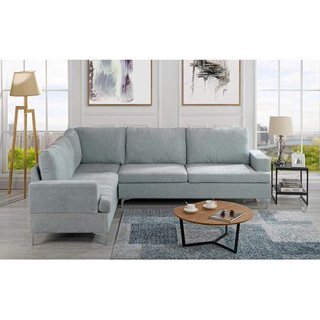 Free Shipping. Buy Velvet 101.5" Inch Sectional Sofa, Classic Living Intended For Partin 3 Piece Dining Sets (Photo 24 of 25)