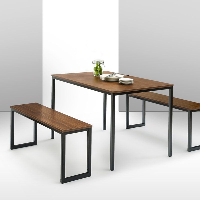 Frida 3 Piece Dining Table Set Inside Frida 3 Piece Dining Table Sets (Photo 1 of 25)