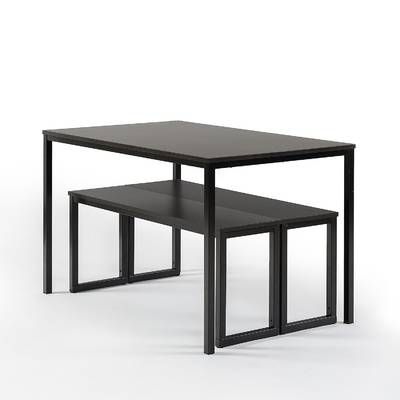 Frida Rectangular Dining Table Intended For Frida 3 Piece Dining Table Sets (View 9 of 25)