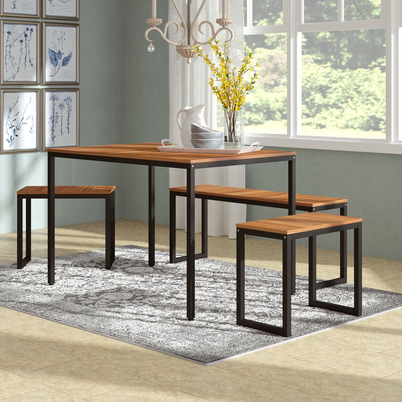 John 4 Piece Dining Set Throughout John 4 Piece Dining Sets (Photo 1 of 25)