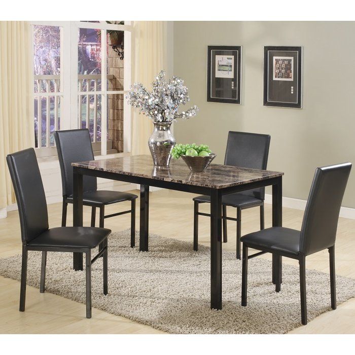Noyes 5 Piece Dining Set In Noyes 5 Piece Dining Sets (View 1 of 25)