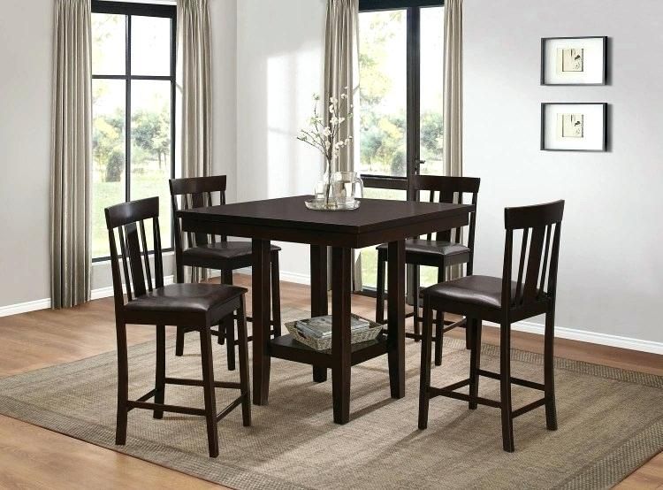 Roundhill 3 Piece Counter Height Dining Set With Saddleback Stools Inside Winsome 3 Piece Counter Height Dining Sets (Photo 7725 of 7825)