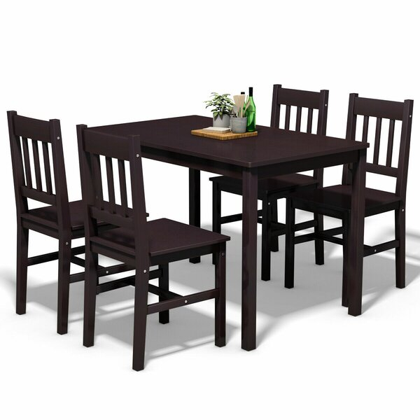 Sundberg 5 Piece Solid Wood Dining Set For Sundberg 5 Piece Solid Wood Dining Sets (Photo 1 of 25)