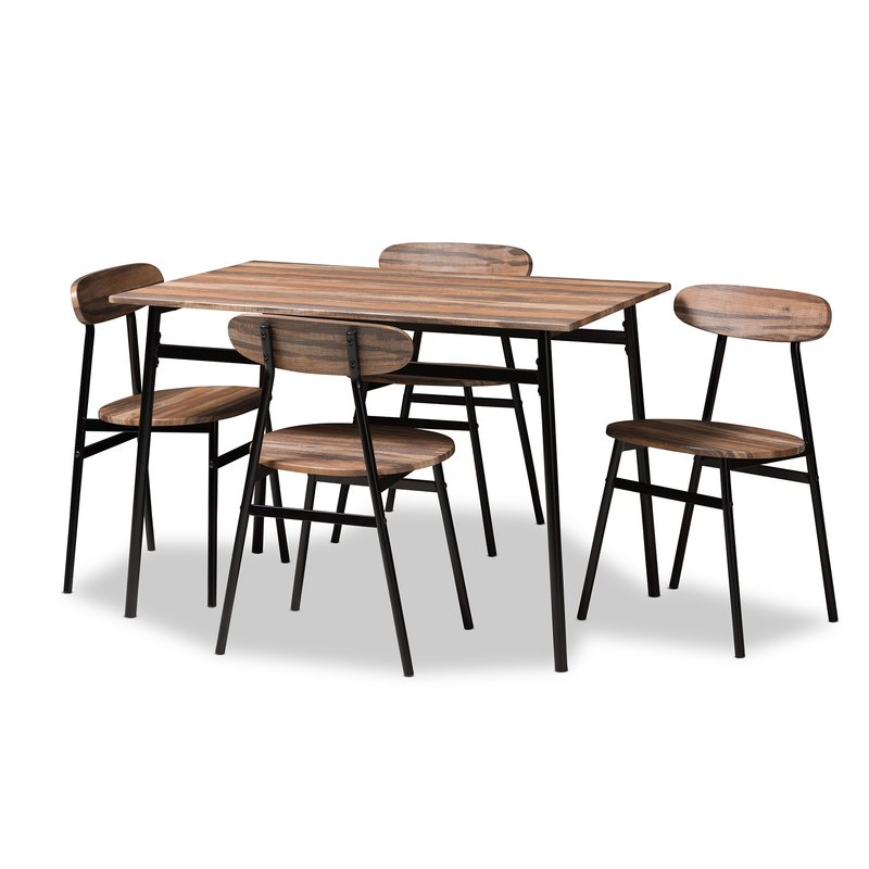 Telauges 5 Piece Dining Set Pertaining To Telauges 5 Piece Dining Sets (Photo 1 of 25)