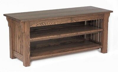 #1151 Solid Oak Mission Tv Stand (Photo 11 of 15)