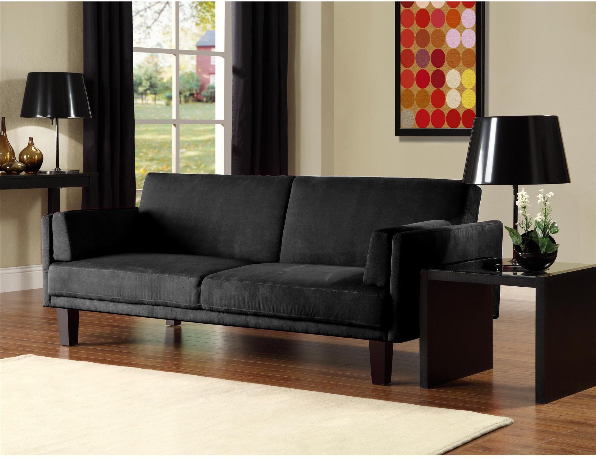12 Affordable (and Chic) Small Sleeper Sofas For Tight Spaces For Easton Small Space Sectional Futon Sofas (Photo 15 of 15)