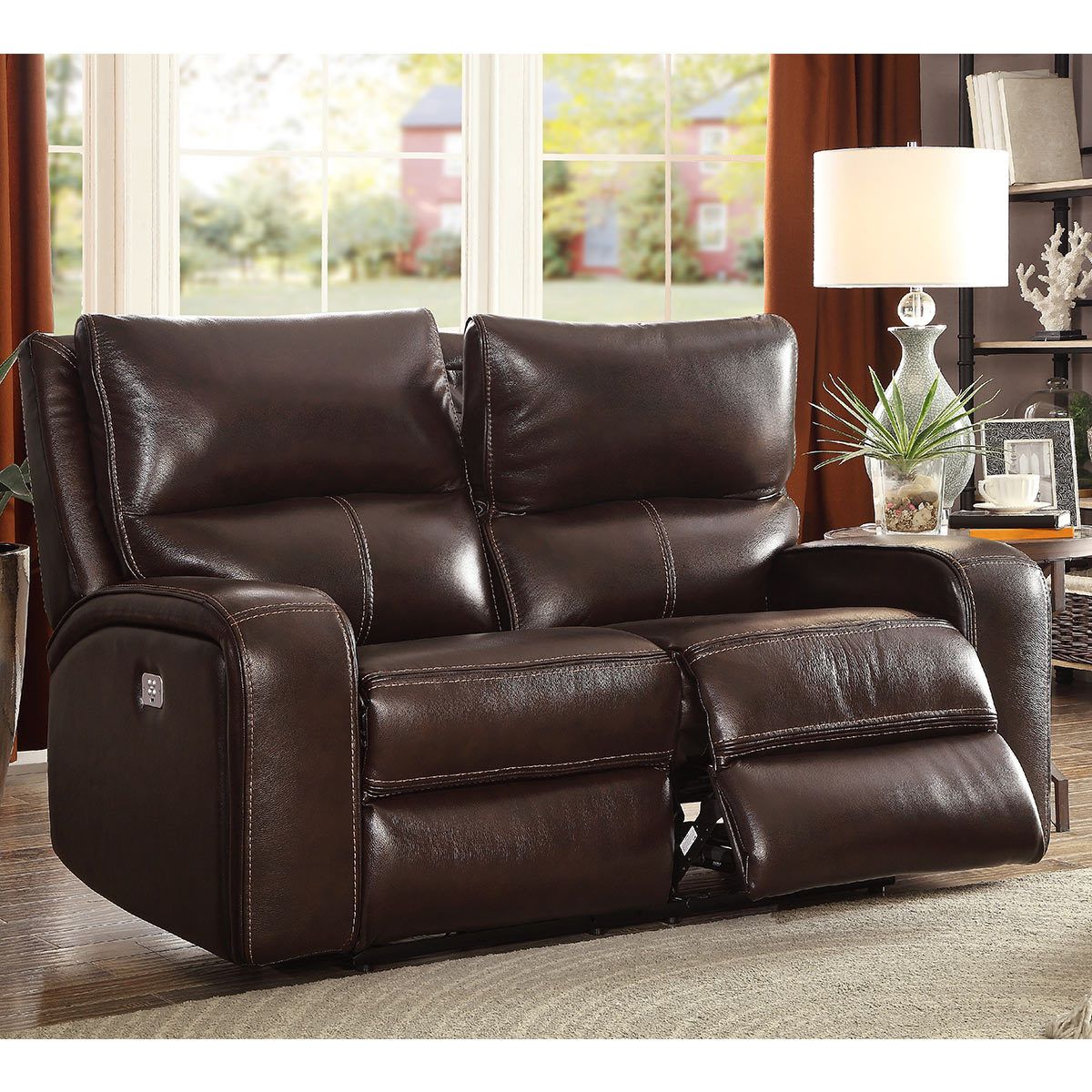 2 Seat Leather Reclining Sofa – Sofa Design Ideas In Contempo Power Reclining Sofas (View 14 of 15)
