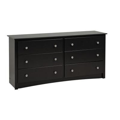 2017 Prepac Milo Mid Century Modern 56" Tv Console Stands In Prepac Sonoma 2 Drawer Black Nightstand Bdc 2428 – The (Photo 7 of 15)