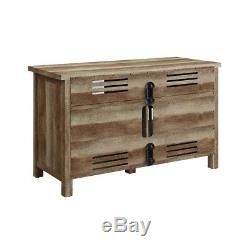 2017 Tv Stands With Cable Management For Tvs Up To 55&quot; Throughout Rustic Tv Console Cabinet Sideboard Buffet Style 55 Inch (View 11 of 15)