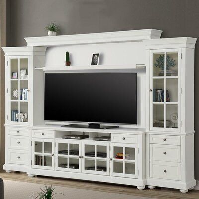 2018 Griffing Solid Wood Tv Stands For Tvs Up To 85" Regarding Full Wall Tv Stands & Entertainment Centers You'll Love In (View 9 of 15)