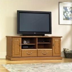 2018 Upright Tv Stands Throughout Sauder Orchard Hills Wood Tv Stand In Carolin (View 8 of 15)