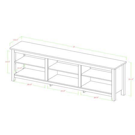 2018 Woven Paths Open Storage Tv Stands With Multiple Finishes Intended For Manor Park Wood Tv Media Storage Stand For Tvs Up To  (View 12 of 15)