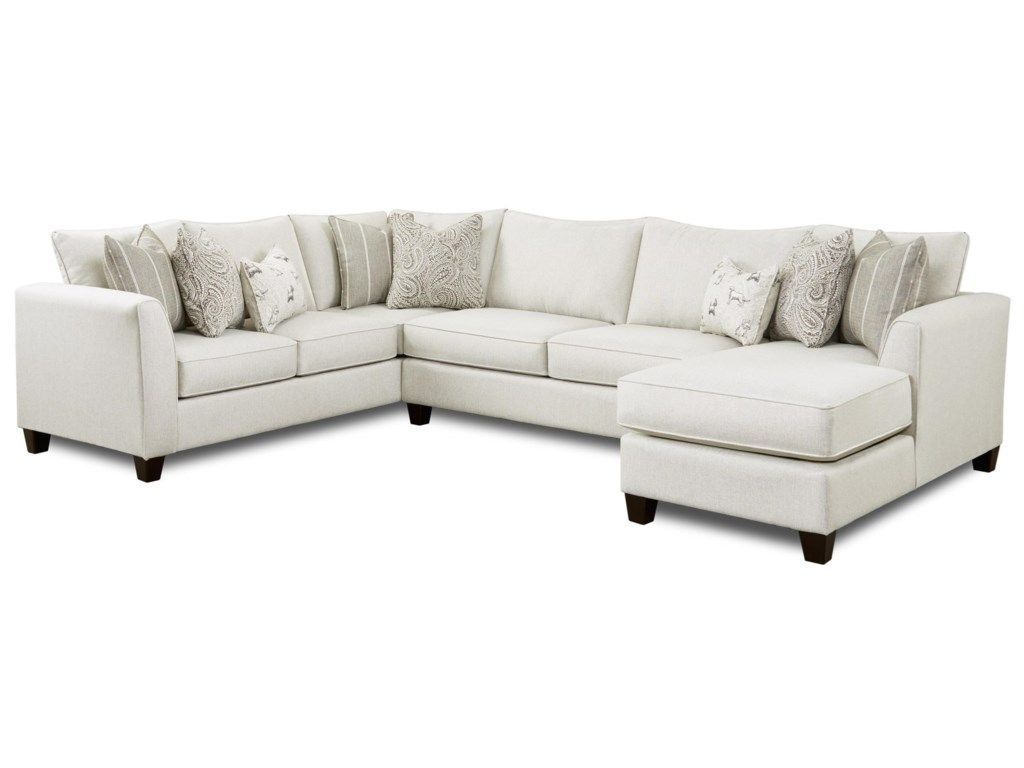 28 3 Piece Sectional With Right Chaisefusion Furniture Pertaining To Copenhagen Reclining Sectional Sofas With Right Storage Chaise (Photo 15 of 15)