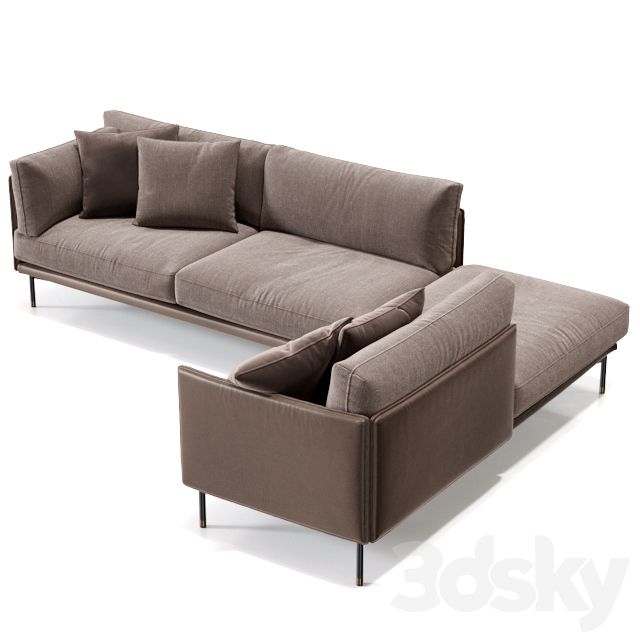 3d Models: Sofa – Frag Wilton Inside Wilton Fabric Sectional Sofas (View 7 of 15)