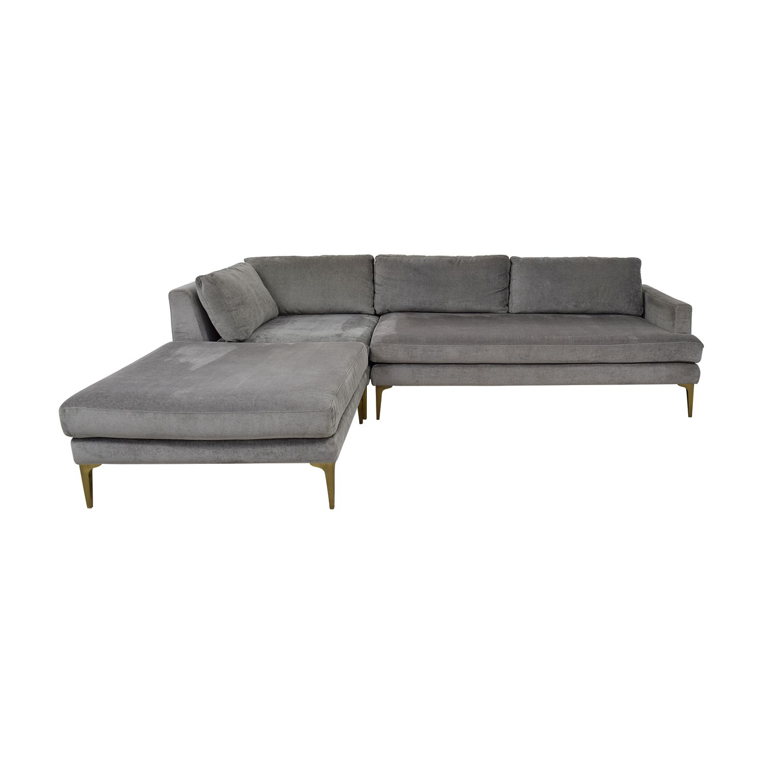 44% Off – West Elm West Elm Andes Interchangeable Ottoman For West Elm Sectional Sofas (View 13 of 15)