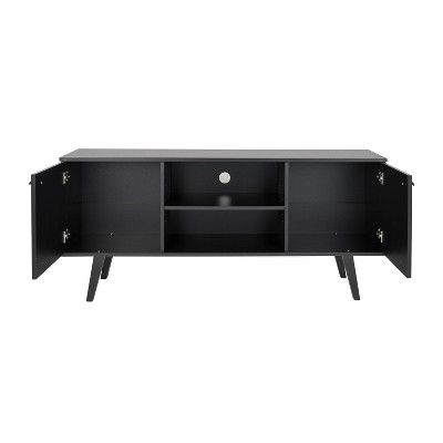 Featured Photo of The Best Prepac Milo Mid Century Modern 56" Tv Console Stands
