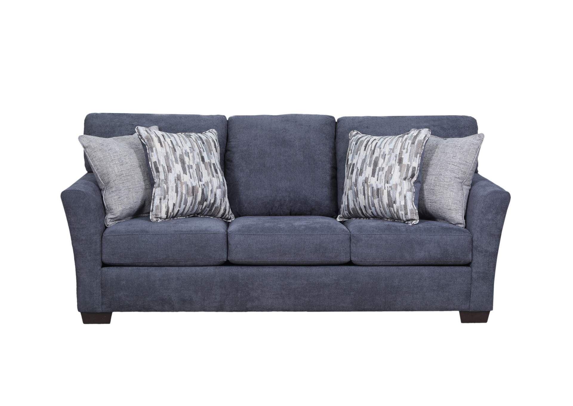 7058 Laf 2 Pc Sectional – Pacific Steel Blue Sit & Sleep With Regard To Walker Gray Power Reclining Sofas (View 10 of 15)