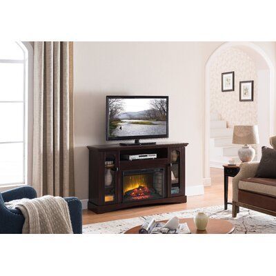 Alcott Hill® Devan Tv Stand For Tvs Up To 70" With Inside Recent Hetton Tv Stands For Tvs Up To 70&quot; With Fireplace Included (View 8 of 15)