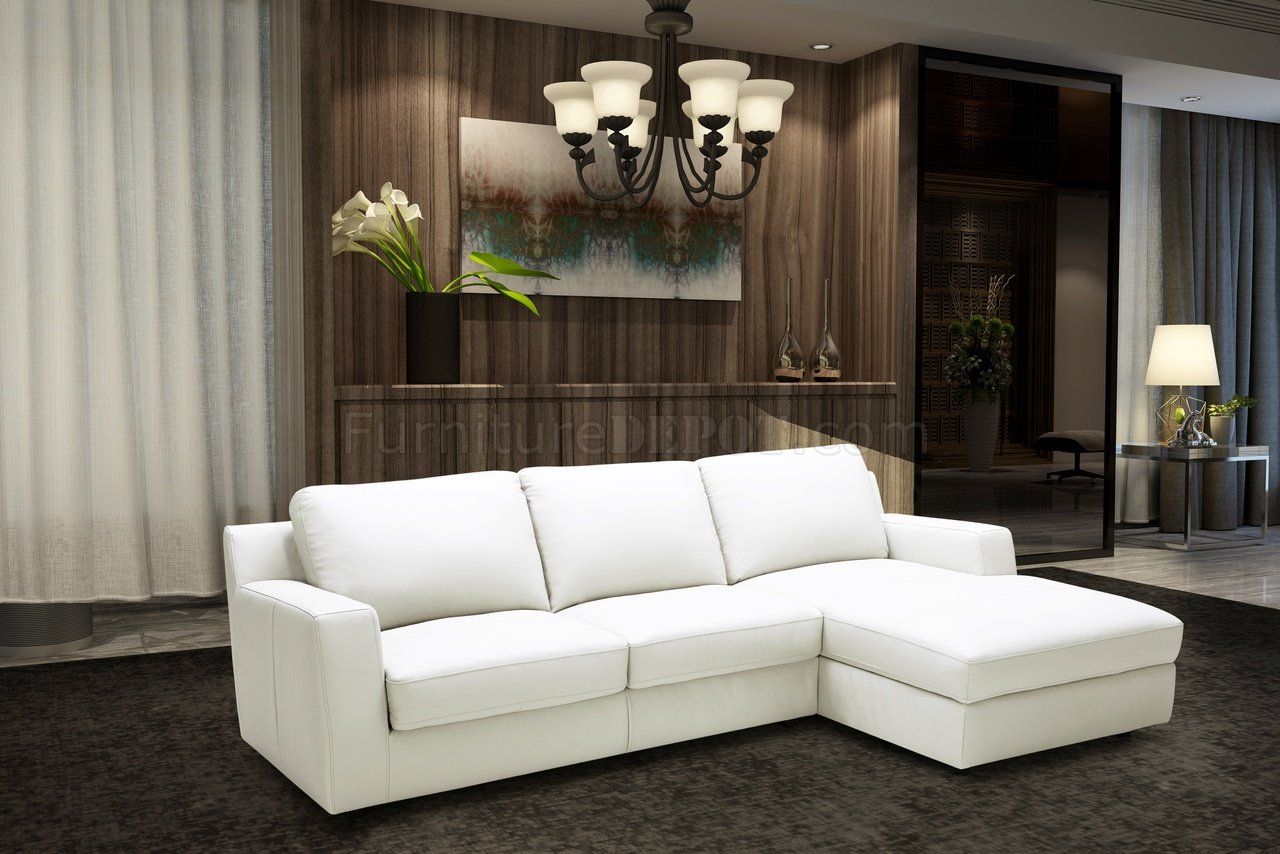 Alexis Sectional Sofa Sleeper In Premium Leatherj&M With Hannah Left Sectional Sofas (View 9 of 15)