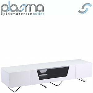 Alphason Chromium White Tv Stand For Up To 75" Tvs (Photo 6 of 15)