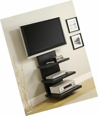 Ameriwood Home Elevation Tv Stand For Tvs 60 Wide Black Pertaining To Most Recently Released Carbon Wide Tv Stands (View 13 of 15)