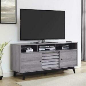 Ameriwood Home Vaughn Tv Stand For Tvs Up To 60" Wide Gray Within Fashionable Ameriwood Home Carson Tv Stands With Multiple Finishes (View 13 of 15)