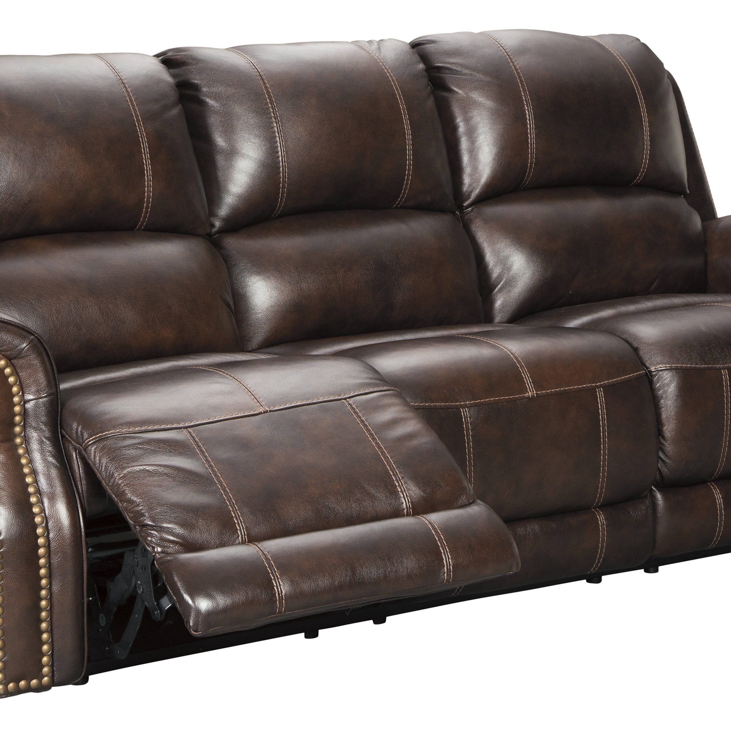 Ashley Furniture Buncrana Power Reclining Sofa With Within Raven Power Reclining Sofas (View 7 of 15)