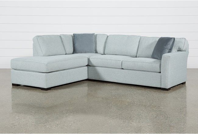 Aspen Tranquil Foam 2 Piece Sleeper 108" Sectional With With Regard To Aspen 2 Piece Sleeper Sectionals With Laf Chaise (View 10 of 15)