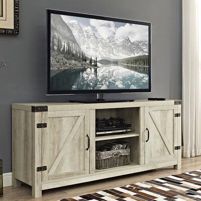 Barn Door Tv Stand For Well Known Adalberto Tv Stands For Tvs Up To 78" (View 12 of 15)