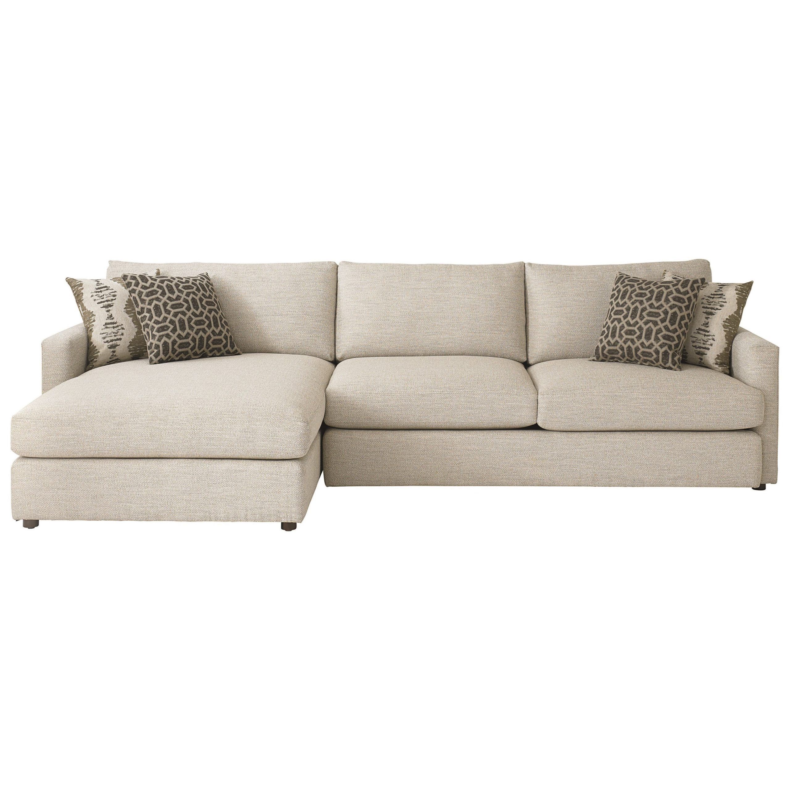 Bassett Allure Contemporary Sectional With Left Arm Facing Regarding Hannah Left Sectional Sofas (View 12 of 15)