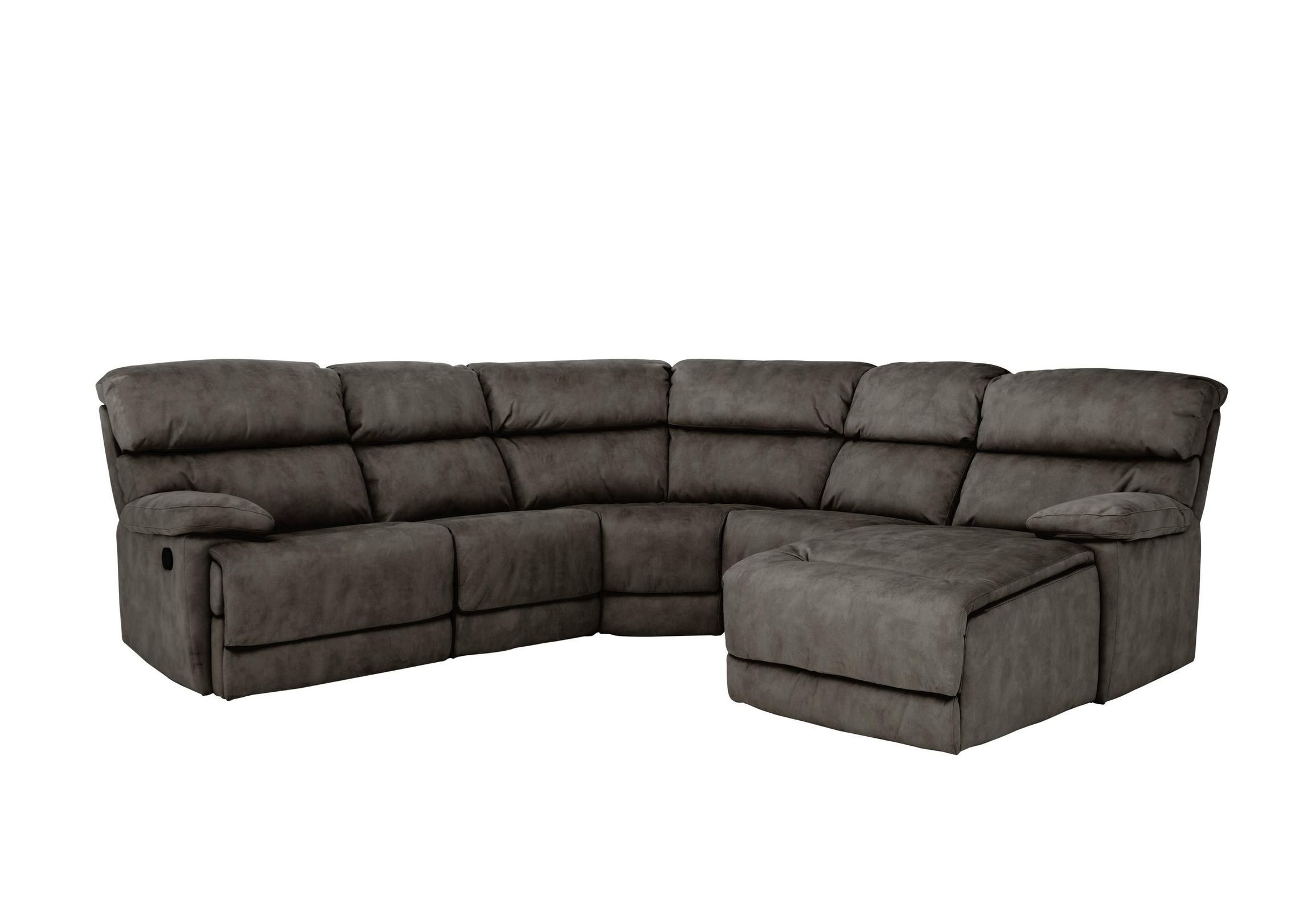Beautifully Cushioned Fabric Corner Sofa Seats At Least 5 For Contempo Power Reclining Sofas (View 10 of 15)