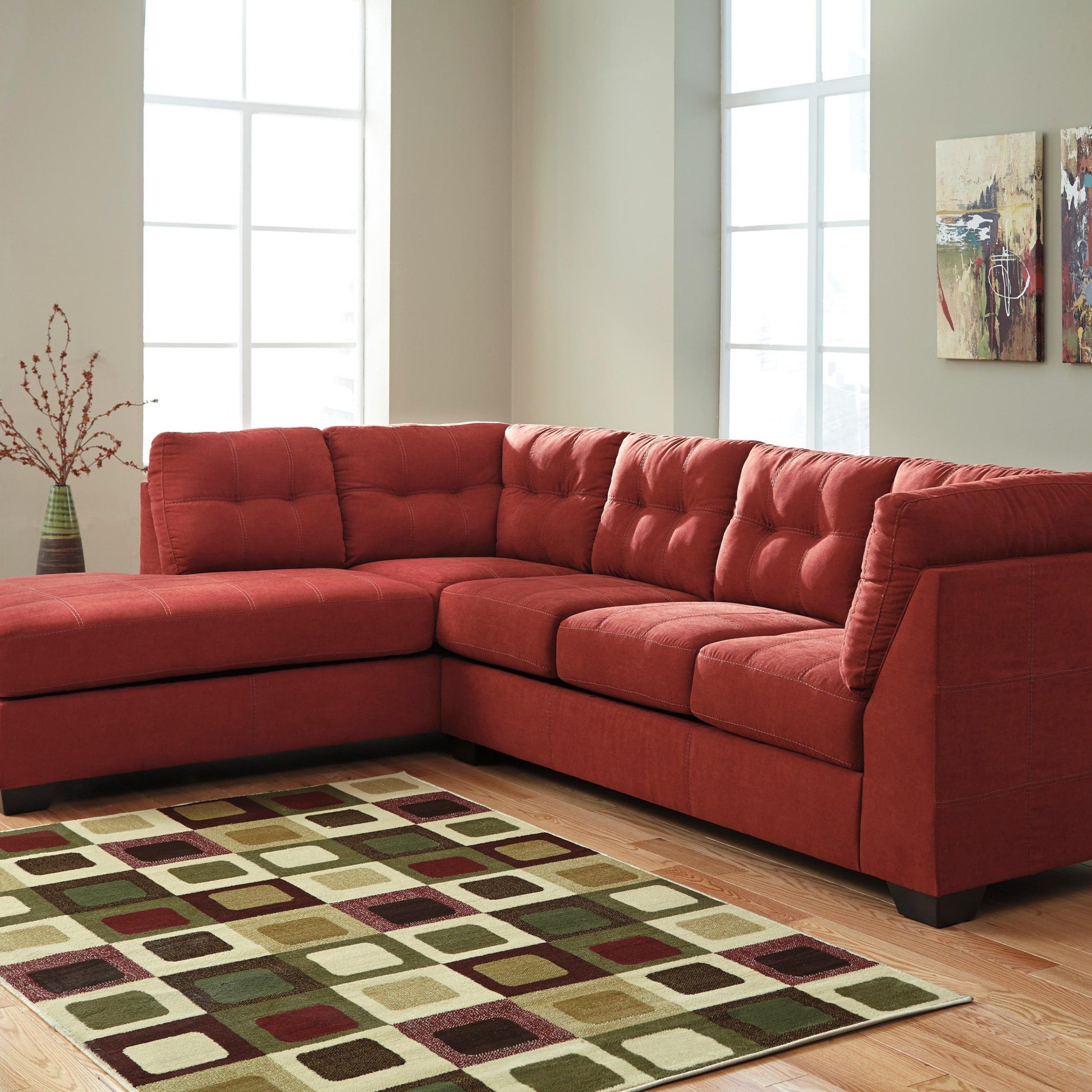 Benchcraft Maier – Sienna 2 Piece Sectional W/ Sleeper With Regard To Hannah Left Sectional Sofas (View 6 of 15)