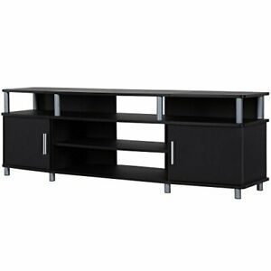Best And Newest Ameriwood Home Carson Tv Stands With Multiple Finishes For Ameriwood Home Carson Tv Stand For Tvs Up To 70", Black (Photo 6 of 15)