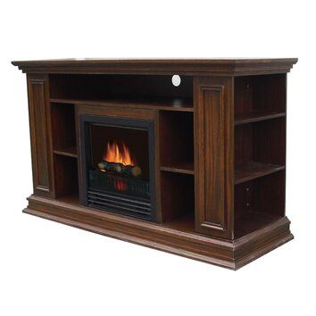 Best And Newest Boston Tv Stands Within Boston Media 50 Tv Stand With Electric Fireplace (View 2 of 15)