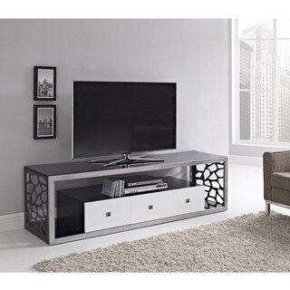 Best And Newest Mainor Tv Stands For Tvs Up To 70&quot; In Shop Black Glass Modern 70 Inch Tv Stand – Free Shipping (View 6 of 15)