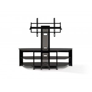 Best Wood Home Theater Stand With 42 70 Inch Tv Mount With Regard To Famous Modern Black Floor Glass Tv Stands For Tvs Up To 70 Inch (View 7 of 15)