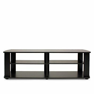 Black Tv Stand Media Entertainment Center 43 X 13 Inch 60 For Most Up To Date Corner Tv Stands For Tvs Up To 43" Black (View 13 of 15)