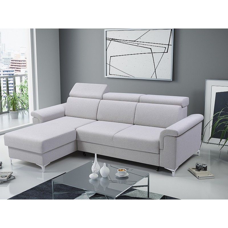 Bmf Vermont Modern Corner Sofa Bed Storage Chrome Legs For Celine Sectional Futon Sofas With Storage Reclining Couch (View 9 of 15)